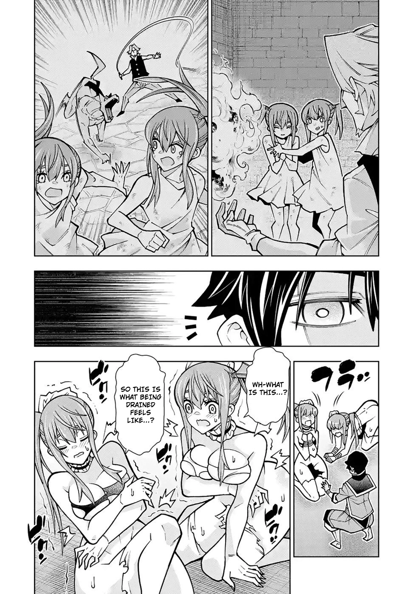 A perpetually F-rank, bottom-tier adventurer with the skill of "interpreter" teams up with the strongest, most beautiful girls of different races, blossoms his talent, and becomes unstoppable. Chapter 4 page 9 - 