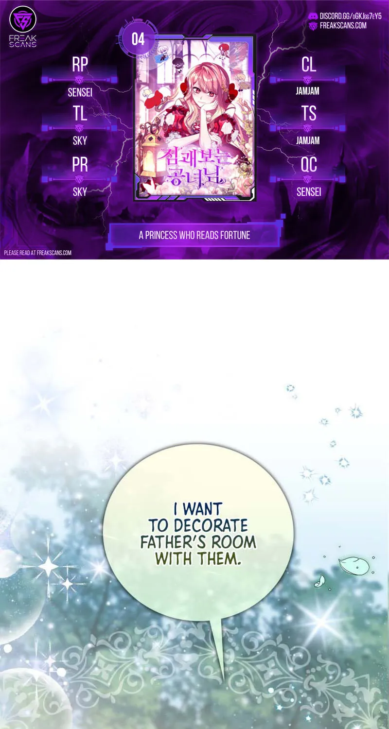 A Princess Who Reads Fortune Chapter 4 page 1 - 