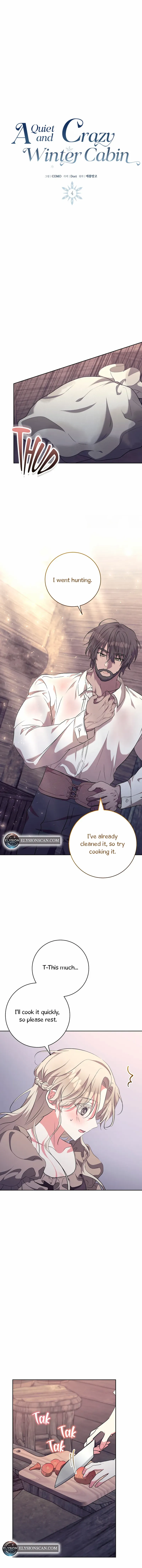A quiet and crazy winter cabin. Chapter 4 page 3 - 