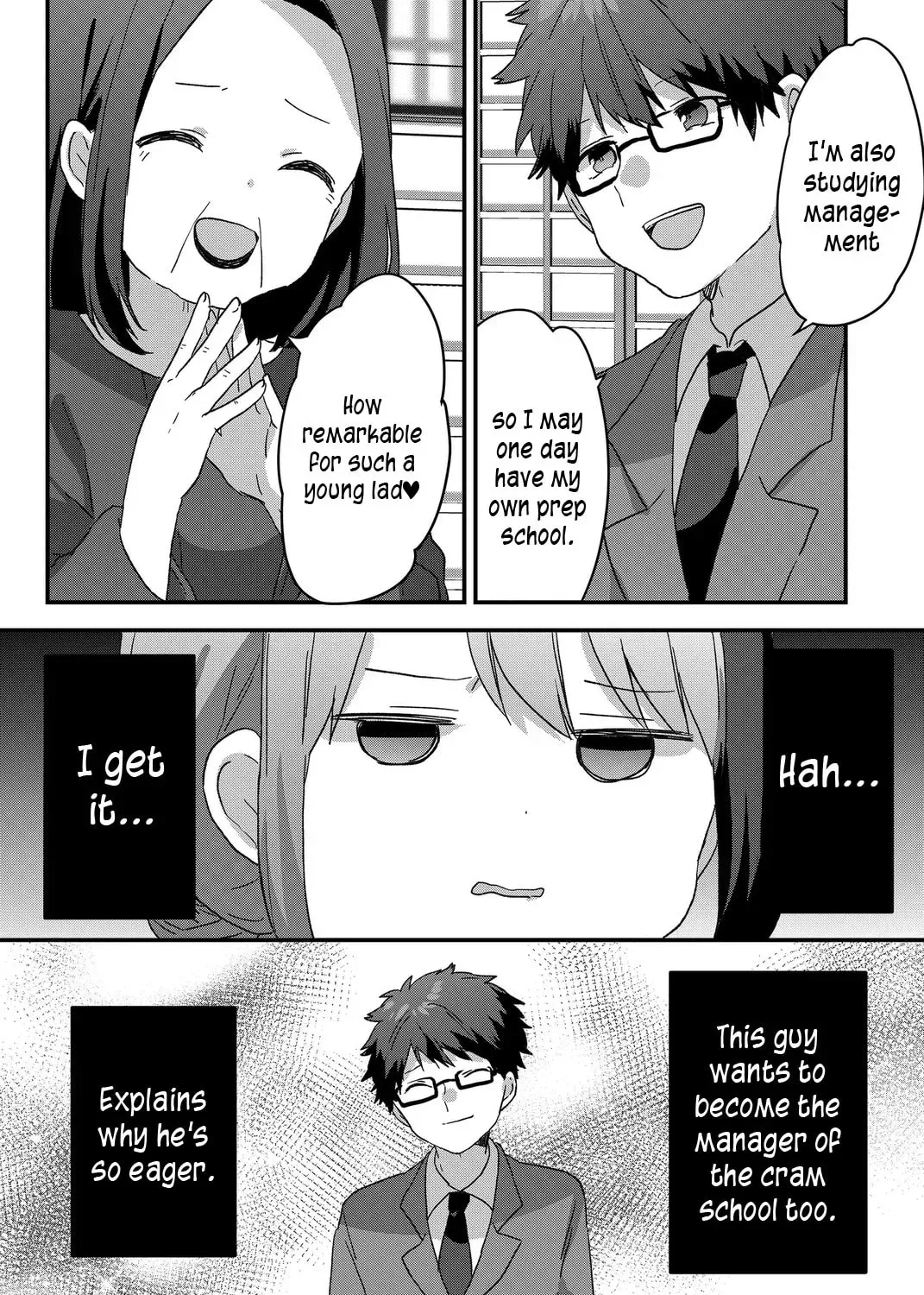 A Scummy Gap Student With a Hard Life Calls Upon a Lady of the Night Chapter 2.1 page 13 - 