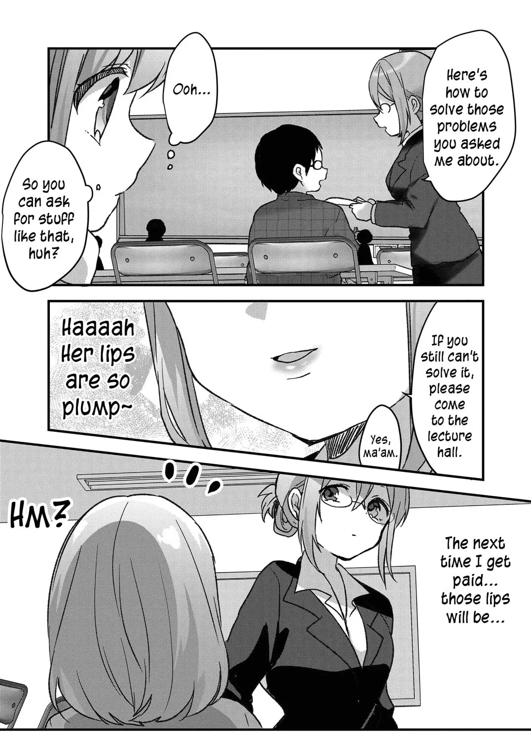 A Scummy Gap Student With a Hard Life Calls Upon a Lady of the Night Chapter 6 page 27 - 