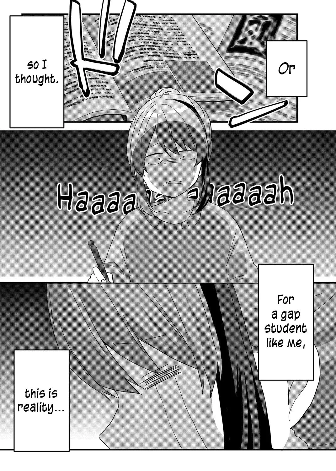 A Scummy Gap Student With a Hard Life Calls Upon a Lady of the Night Chapter 71 page 7 - 