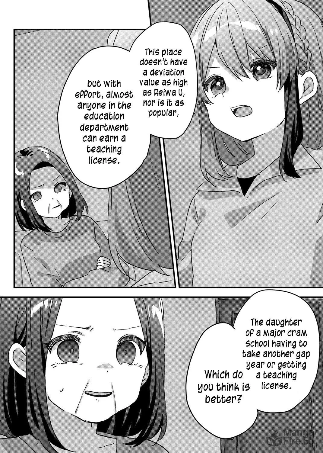 A Scummy Gap Student With a Hard Life Calls Upon a Lady of the Night Chapter 75 page 9 - 