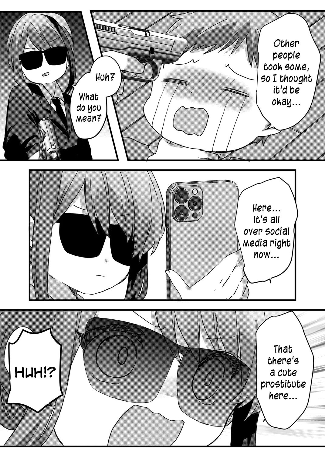 A Scummy Gap Student With a Hard Life Calls Upon a Lady of the Night Chapter 93 page 13 - 