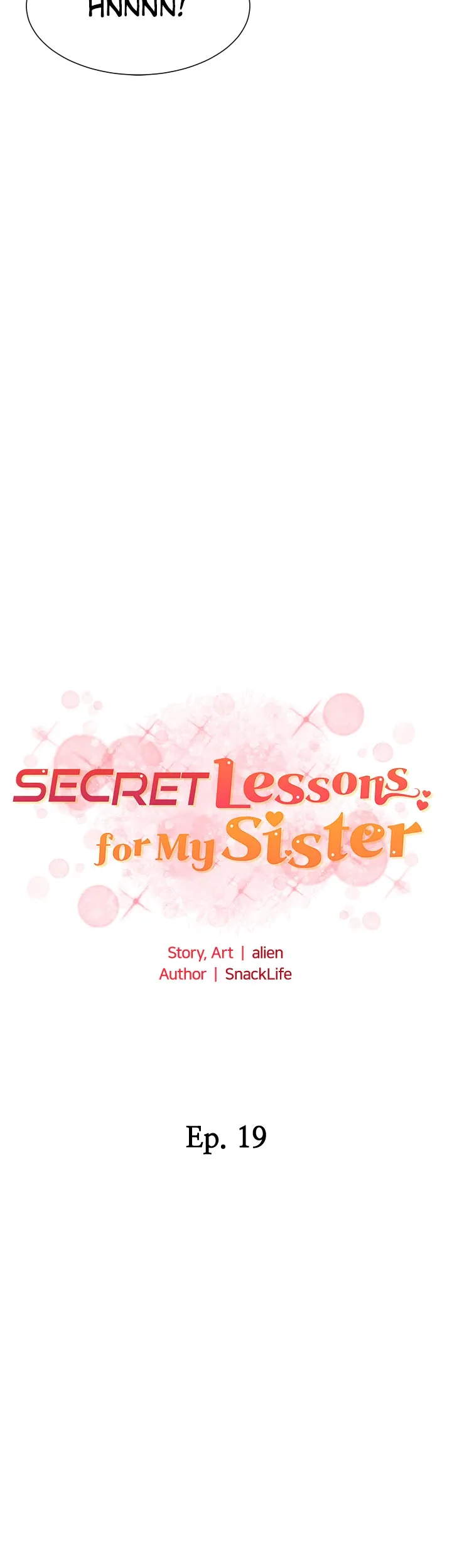 A secret lesson with my younger sister Chapter 19 page 5 - 