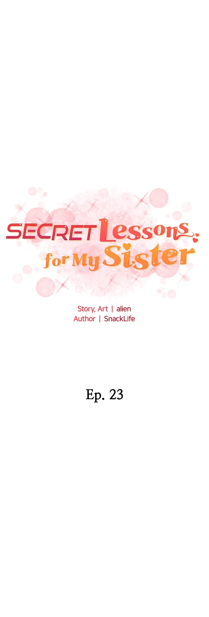 A secret lesson with my younger sister Chapter 23 page 4 - 