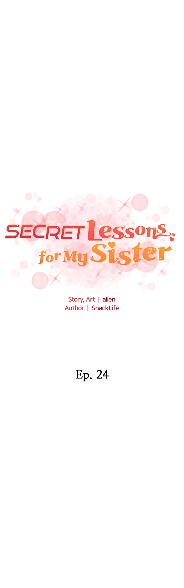 A secret lesson with my younger sister Chapter 24 page 4 - 