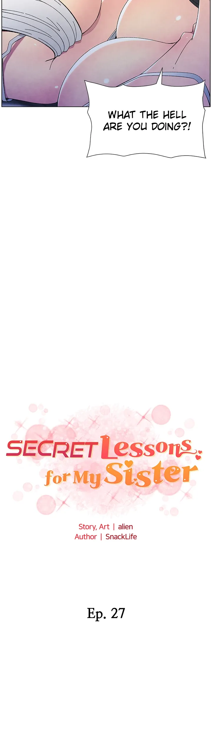 A secret lesson with my younger sister Chapter 27 page 4 - 