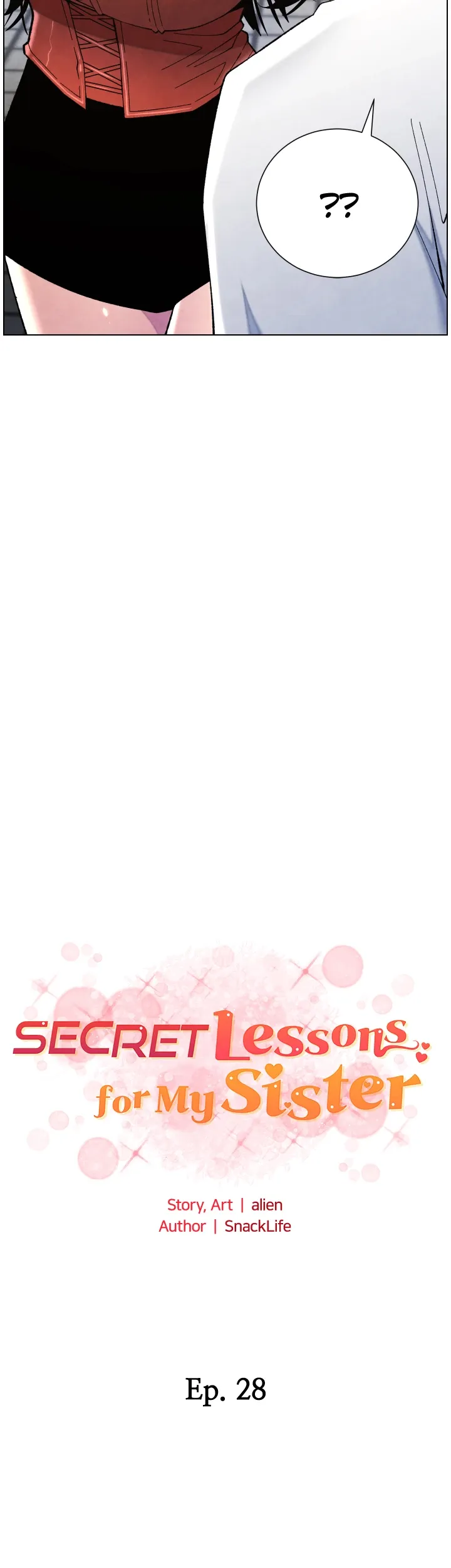 A secret lesson with my younger sister Chapter 28 page 4 - 