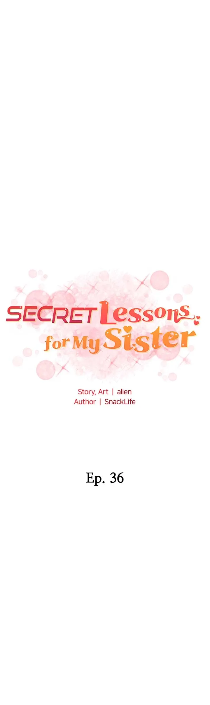 A secret lesson with my younger sister Chapter 36 page 3 - 