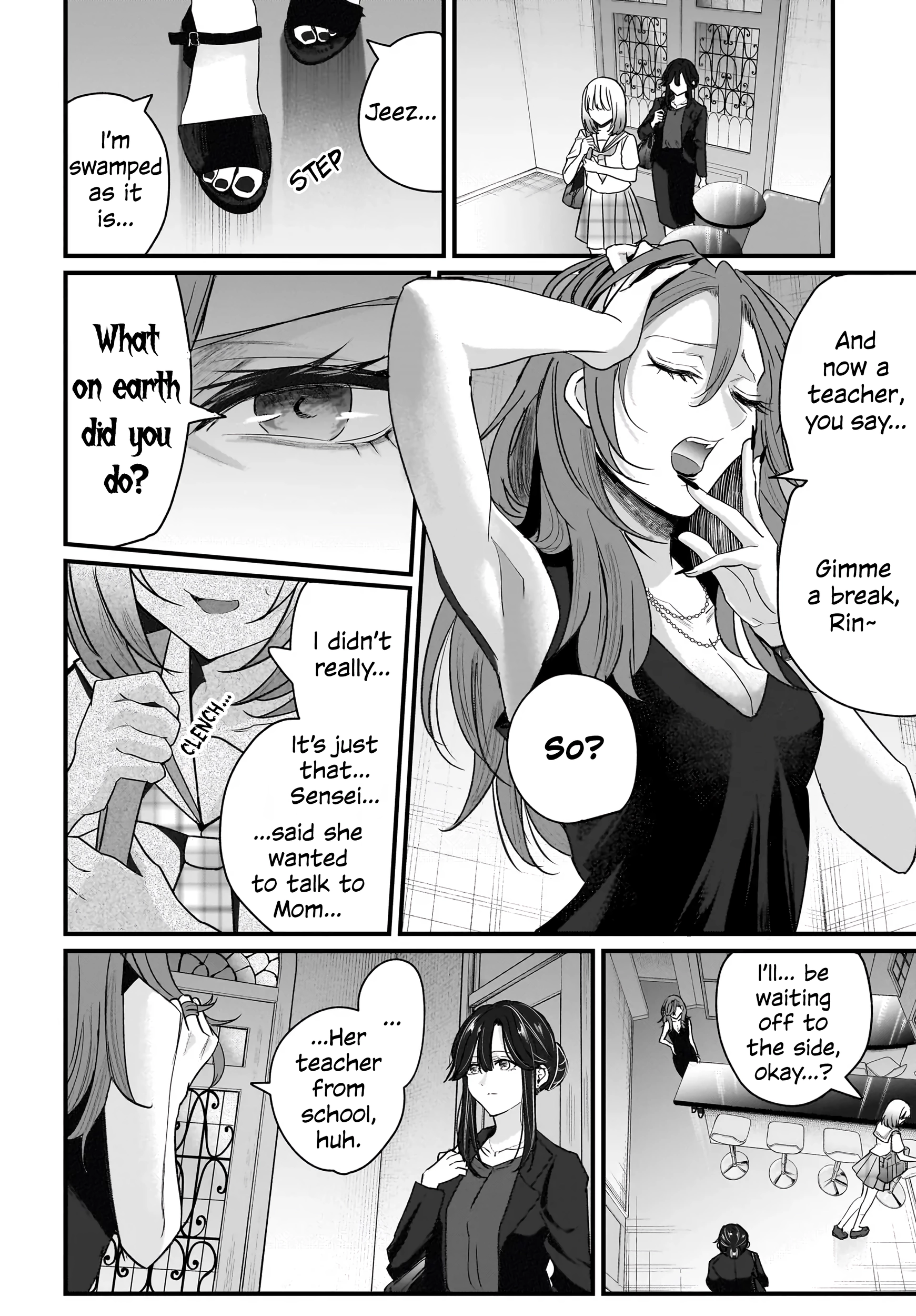 A Story About a Married Teacher Who Becomes Obsessed with Her Female Student Chapter 2 page 10 - 