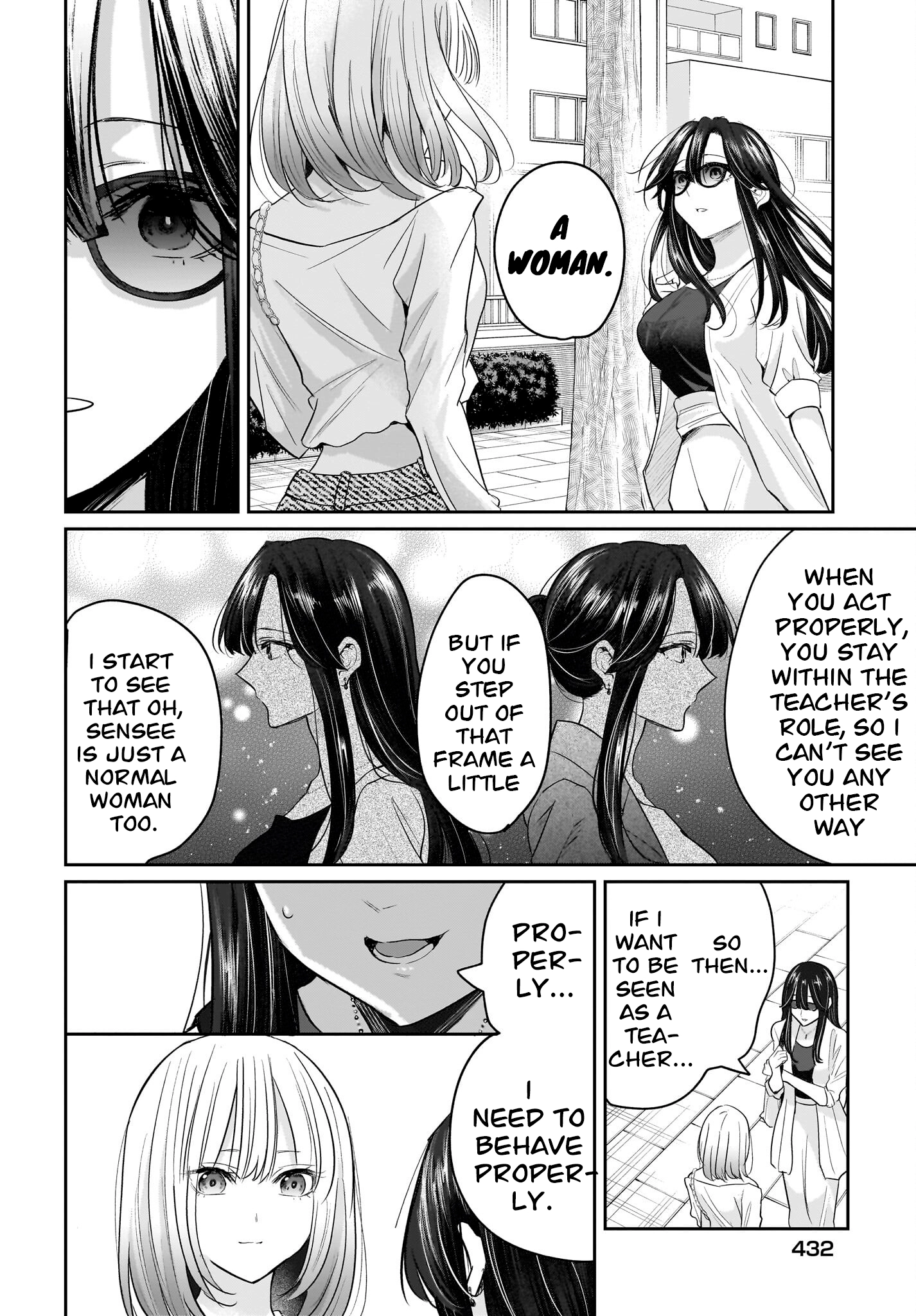 A Story About a Married Teacher Who Becomes Obsessed with Her Female Student Chapter 4 page 18 - 