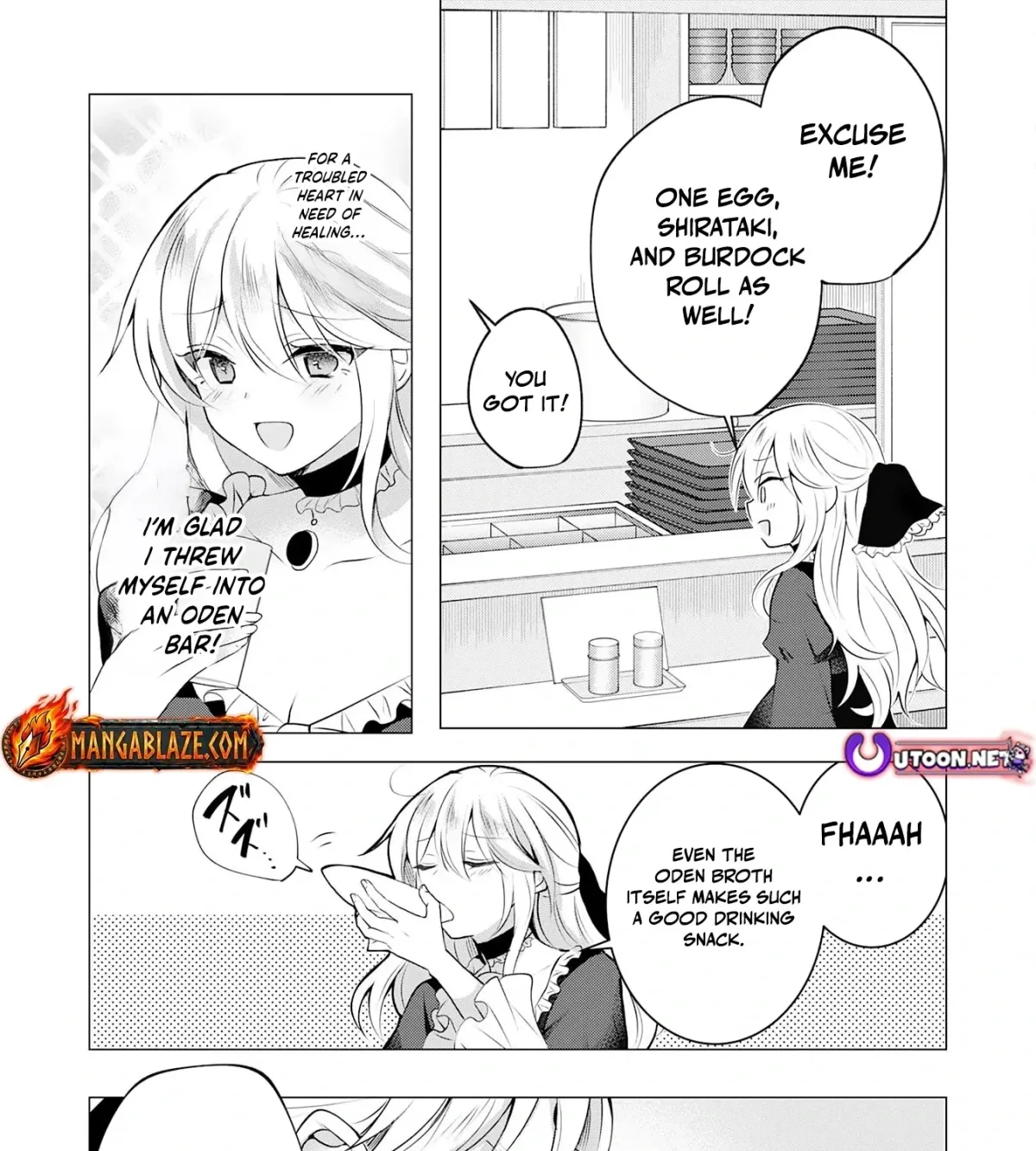 A Story About a Noble Lady Eating Junk Food and Saying, 