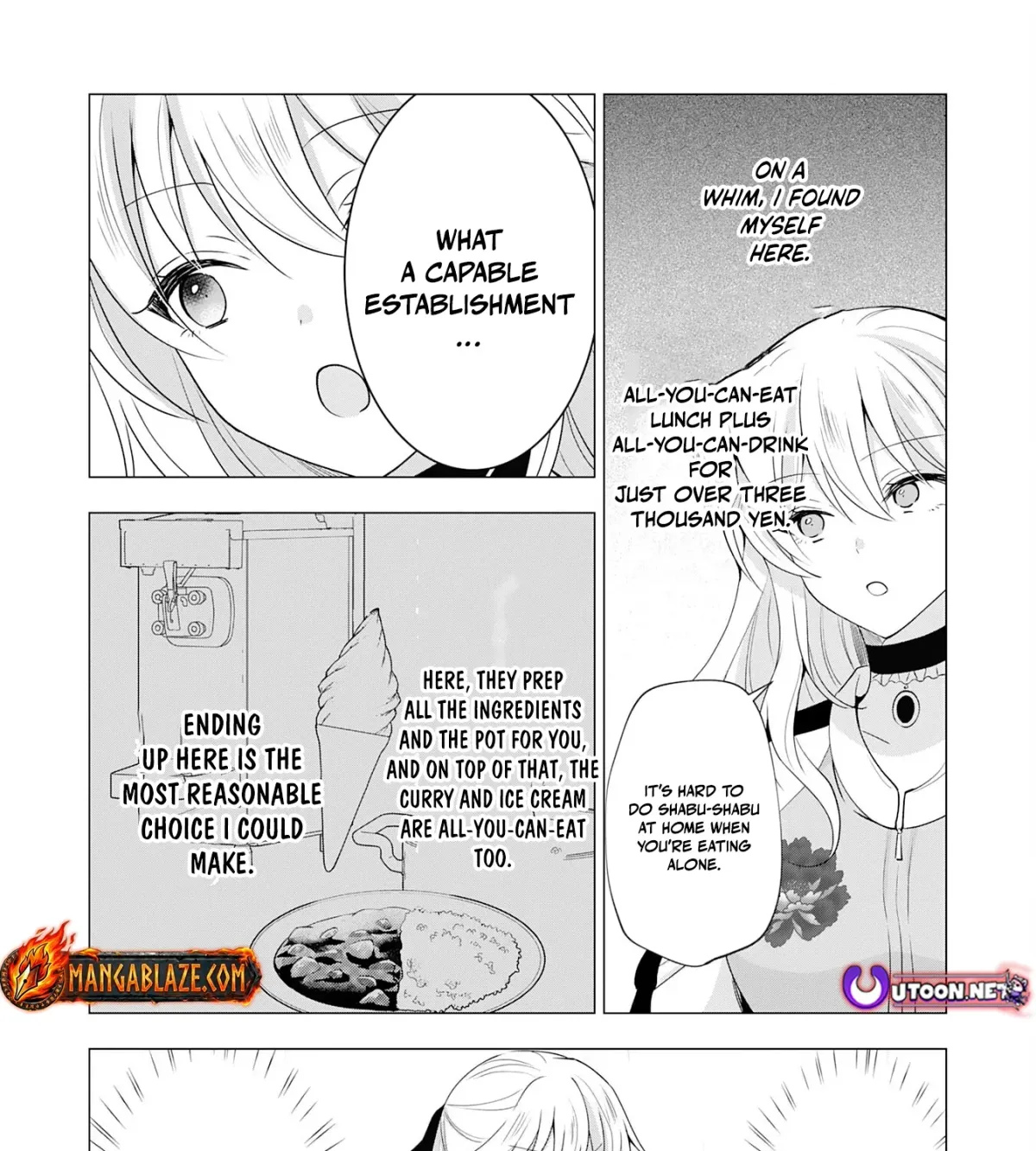 A Story About a Noble Lady Eating Junk Food and Saying, 