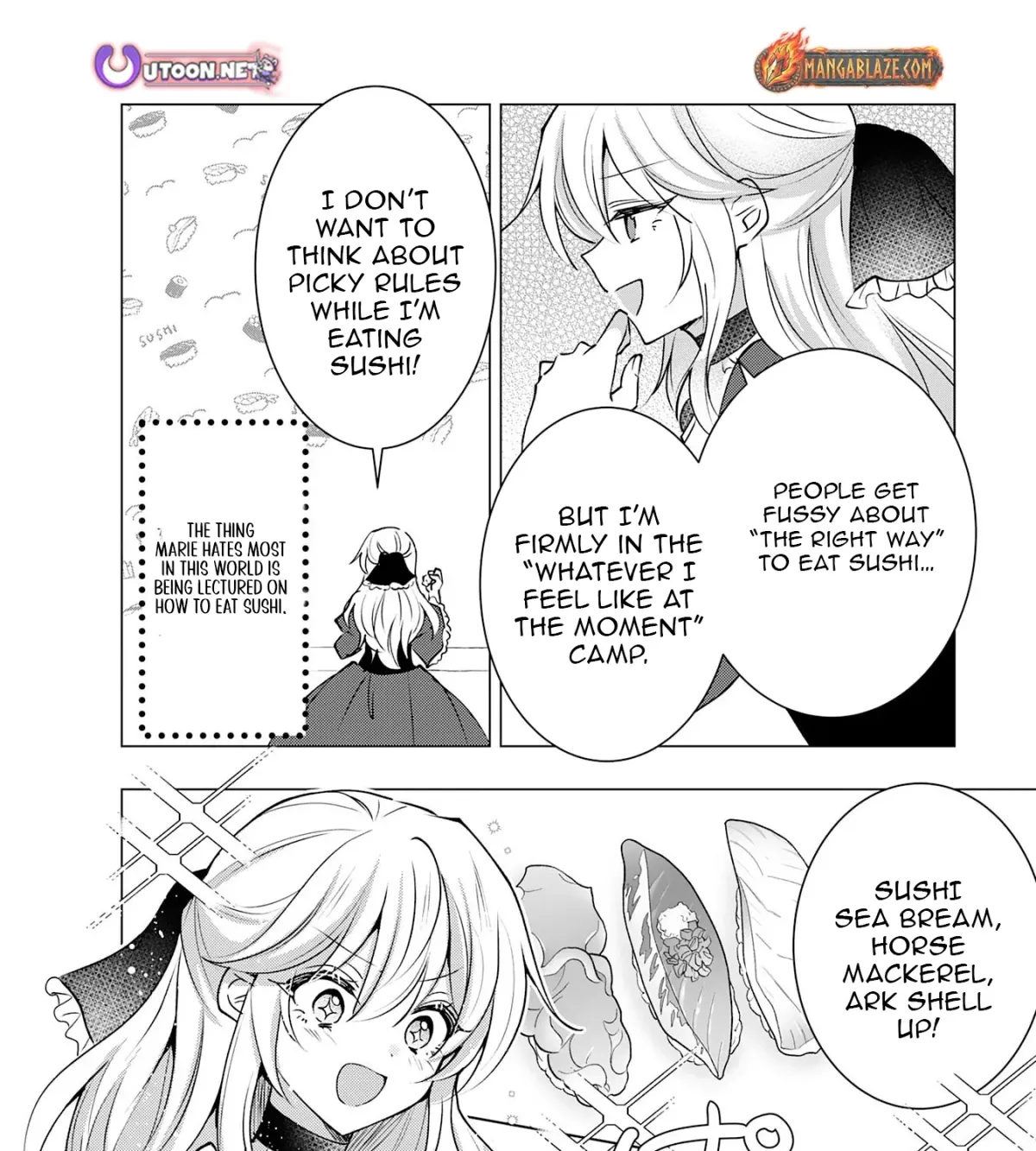 A Story About a Noble Lady Eating Junk Food and Saying, 