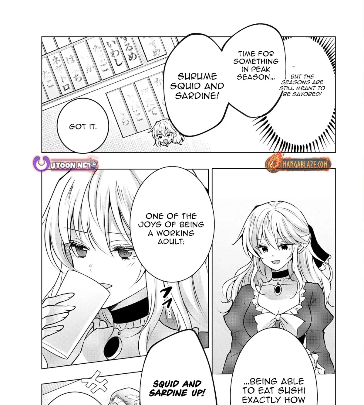 A Story About a Noble Lady Eating Junk Food and Saying, 