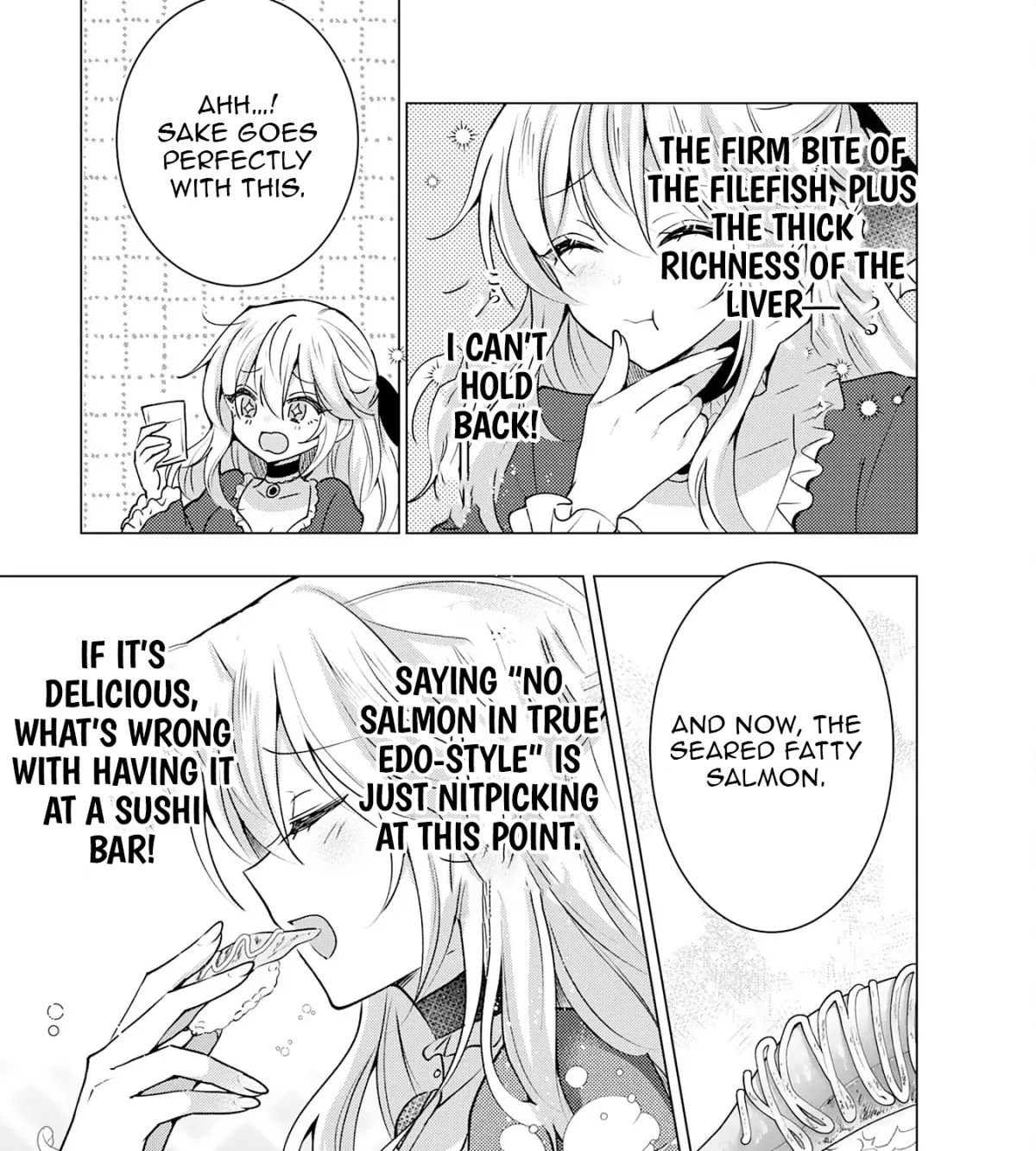 A Story About a Noble Lady Eating Junk Food and Saying, 