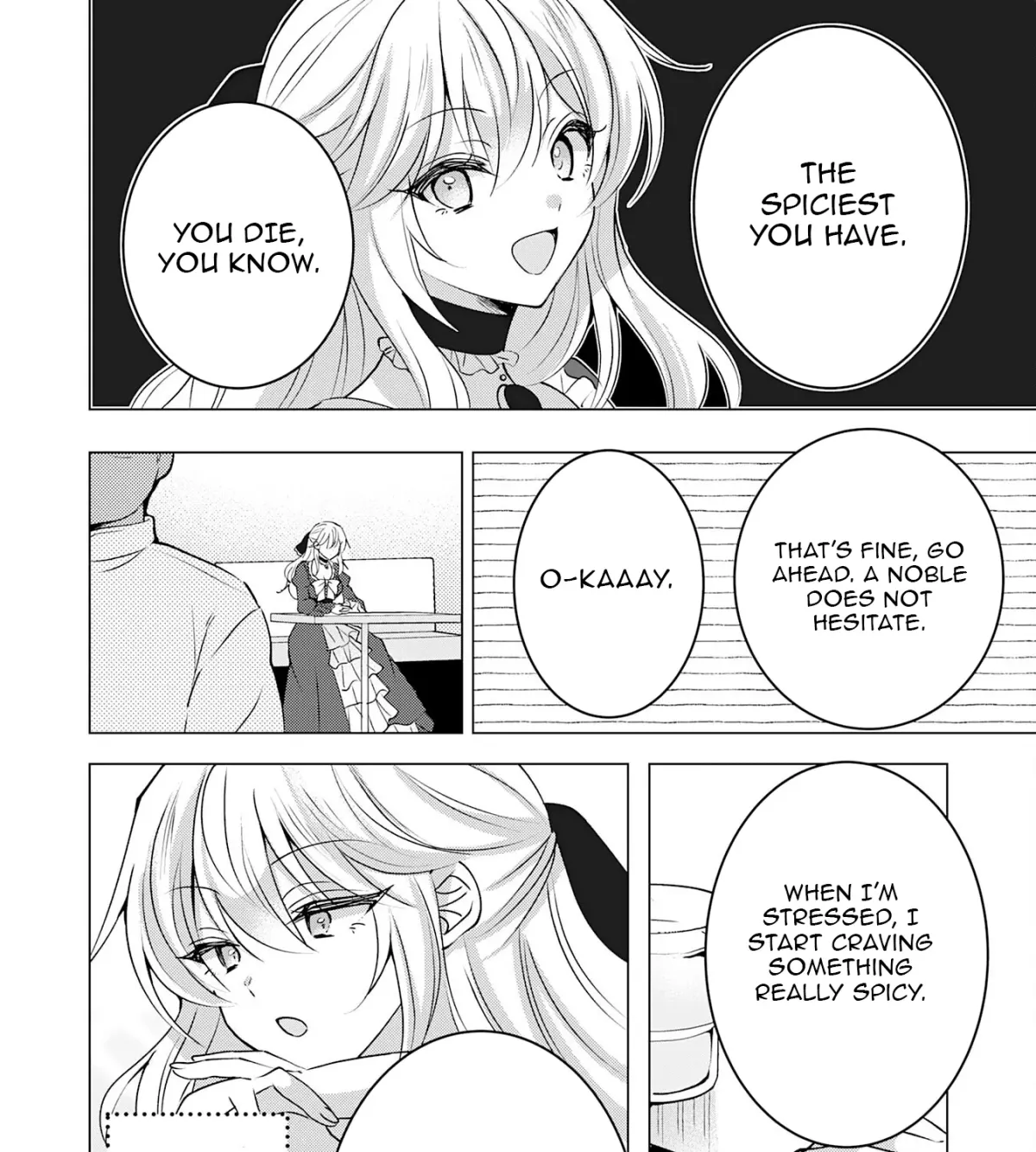 A Story About a Noble Lady Eating Junk Food and Saying, 