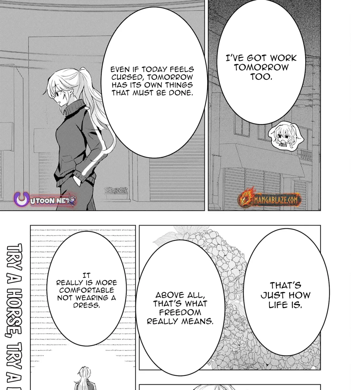A Story About a Noble Lady Eating Junk Food and Saying, 