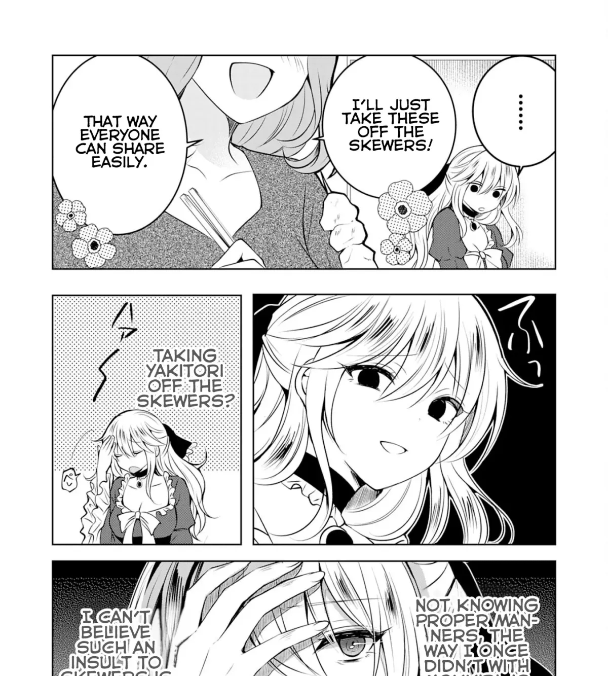 A Story About a Noble Lady Eating Junk Food and Saying, 