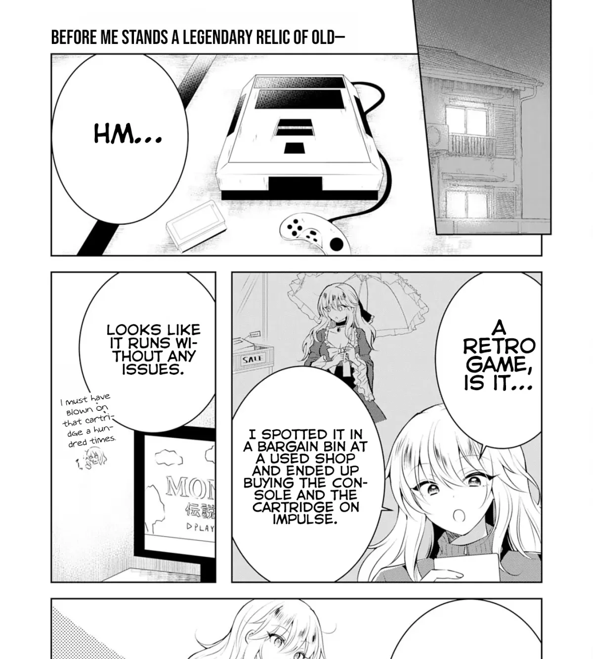 A Story About a Noble Lady Eating Junk Food and Saying, 
