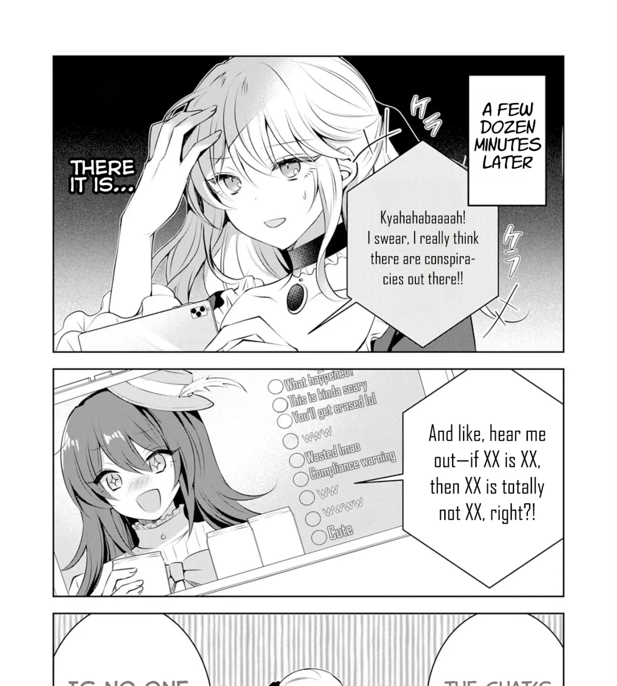 A Story About a Noble Lady Eating Junk Food and Saying, 