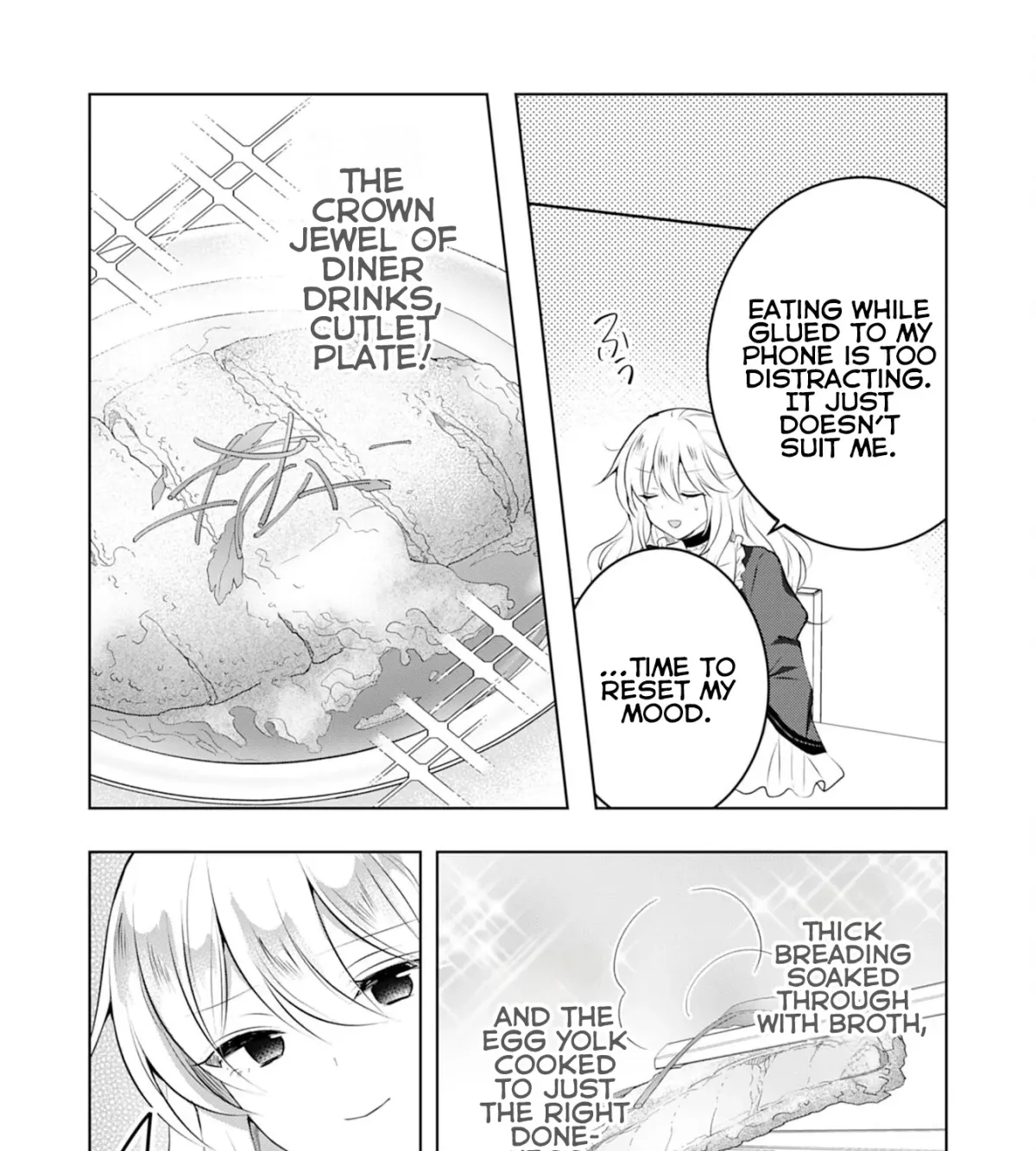 A Story About a Noble Lady Eating Junk Food and Saying, 