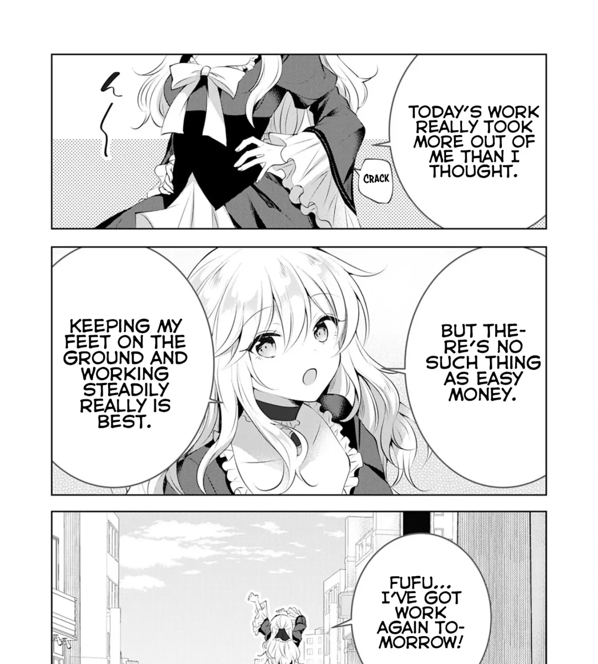 A Story About a Noble Lady Eating Junk Food and Saying, 