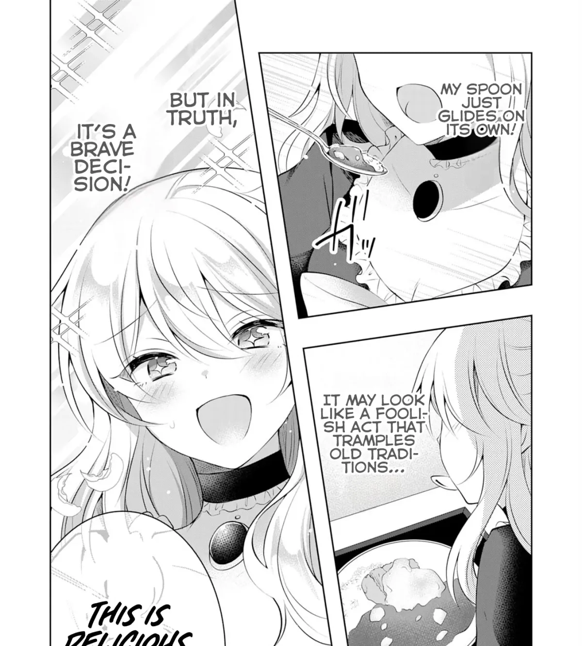 A Story About a Noble Lady Eating Junk Food and Saying, 