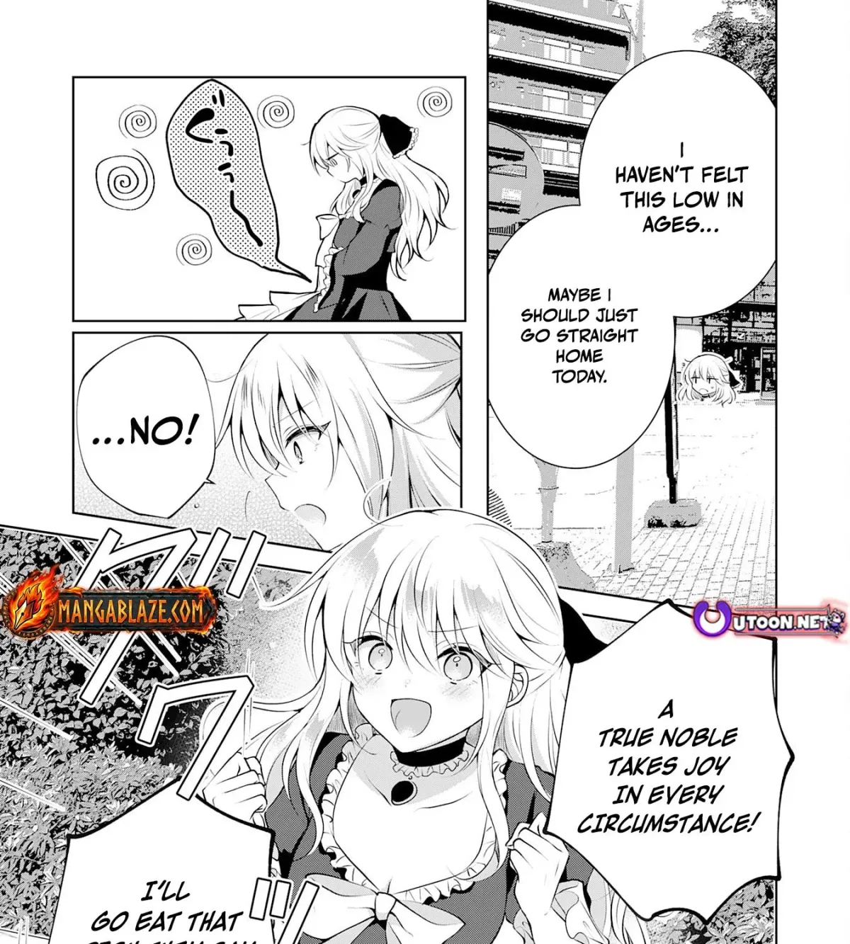 A Story About a Noble Lady Eating Junk Food and Saying, 