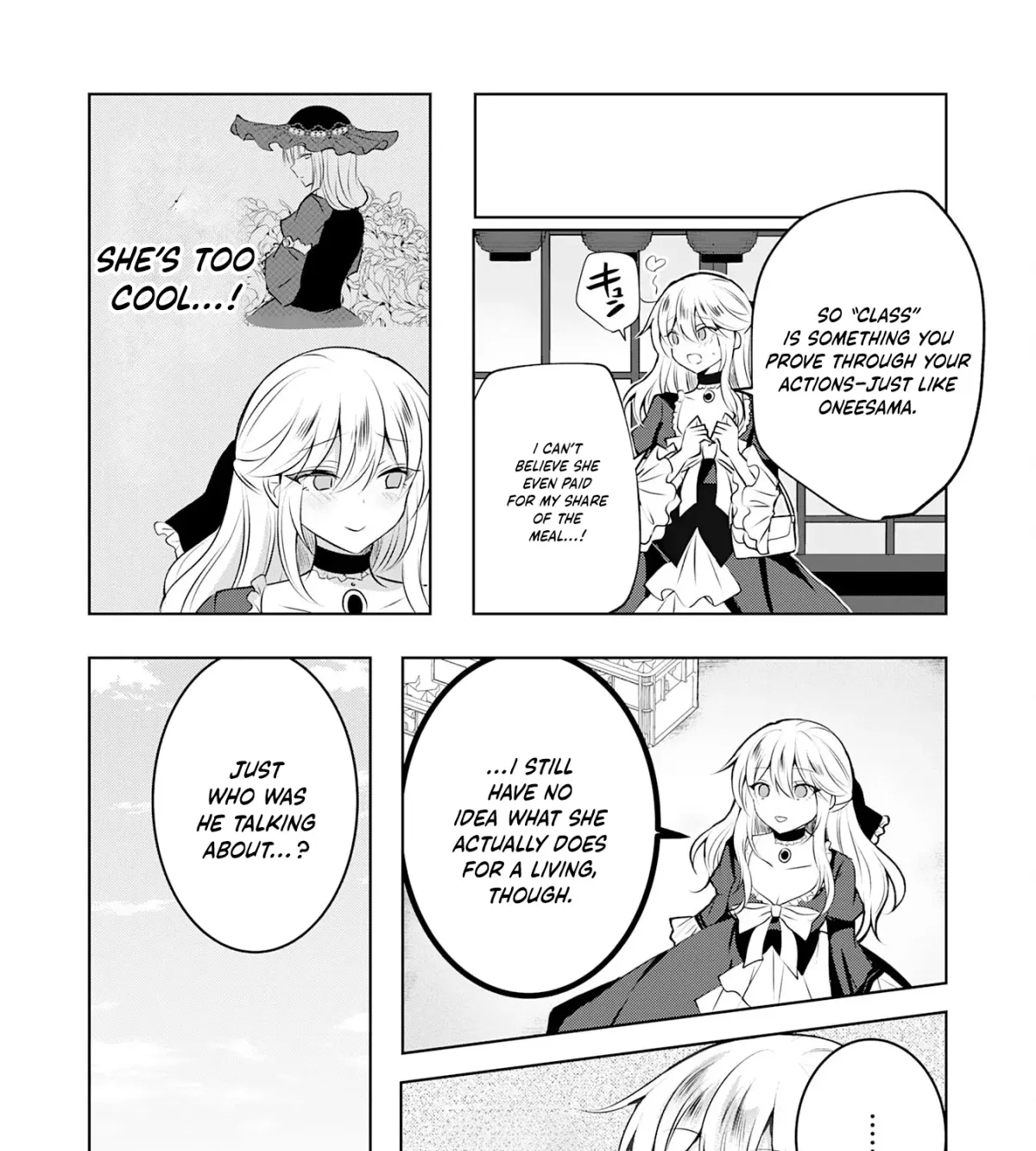A Story About a Noble Lady Eating Junk Food and Saying, 