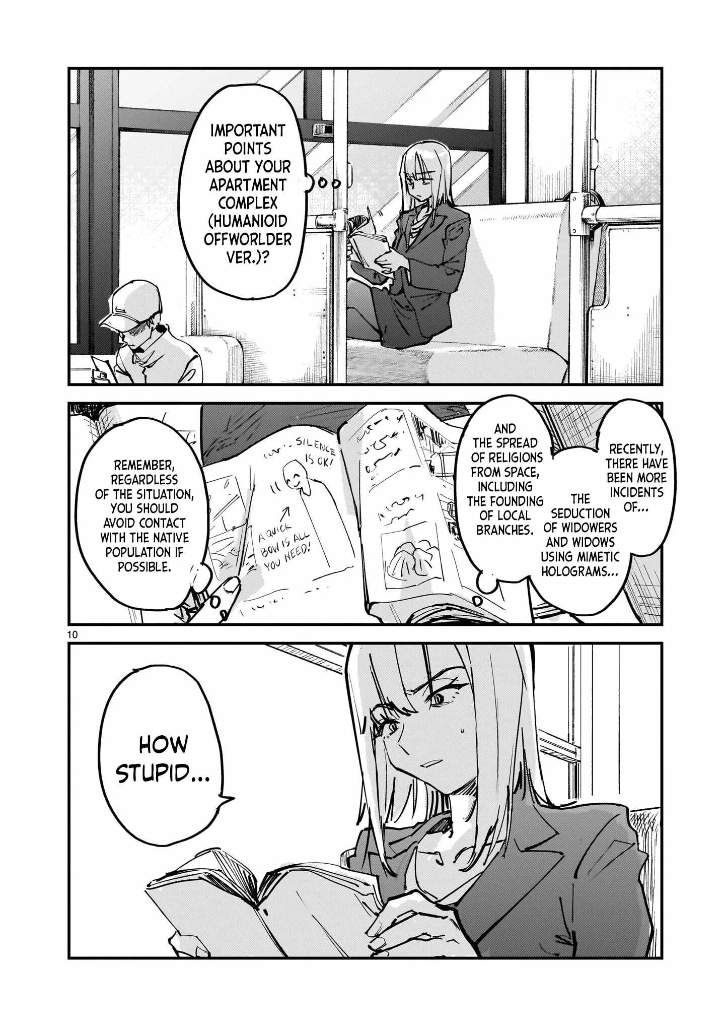 A Story About a Shitty Mom Whose Body Is Taken Over by an Alien Chapter 14 page 10 - 