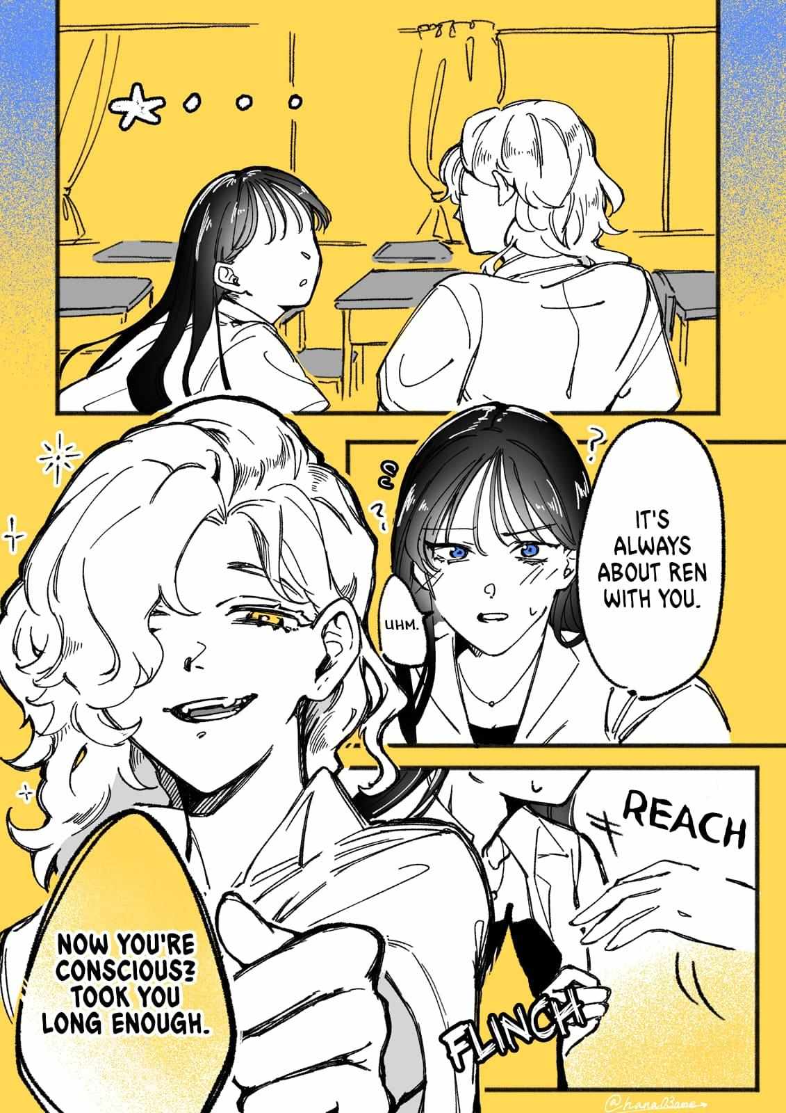 A Story About How She Grew Conscious of Her Childhood Friend Chapter 1 page 4 - 