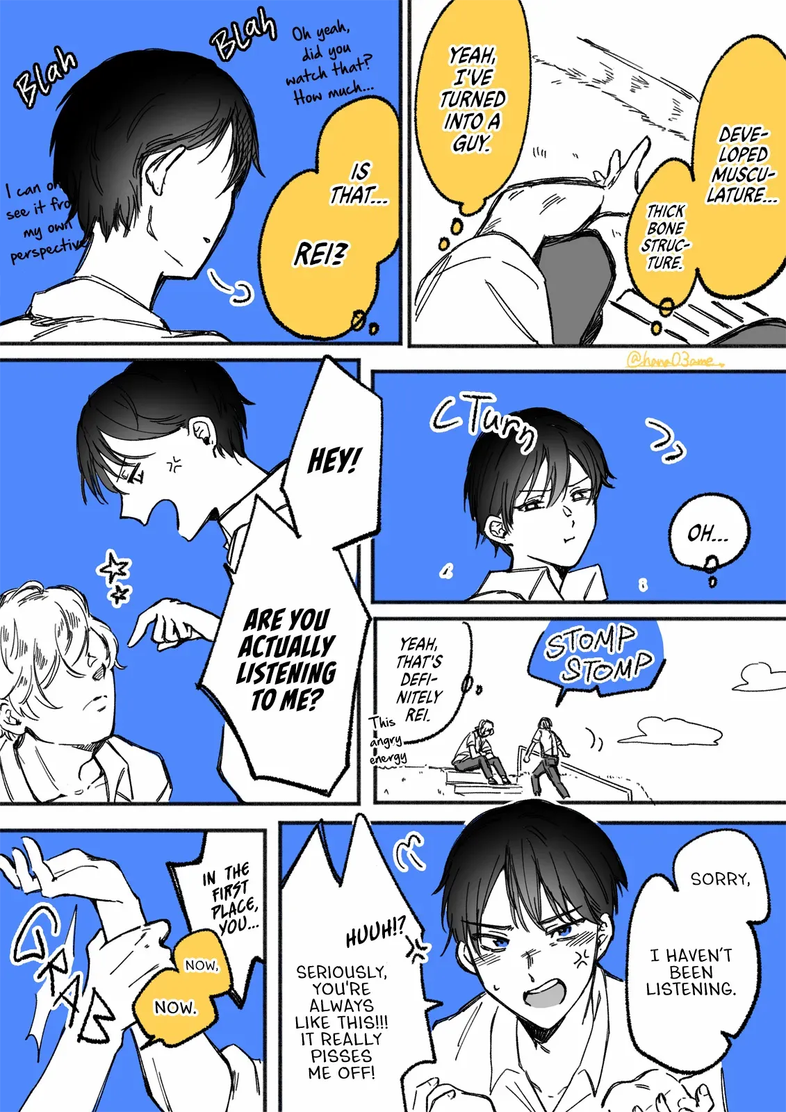 A Story About How She Grew Conscious of Her Childhood Friend Chapter 10.5 page 2 - 
