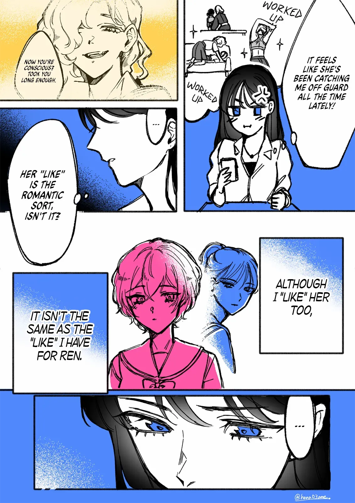 A Story About How She Grew Conscious of Her Childhood Friend Chapter 11 page 4 - 