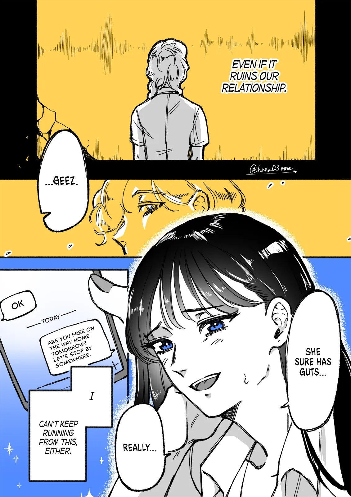 A Story About How She Grew Conscious of Her Childhood Friend Chapter 11 page 6 - 
