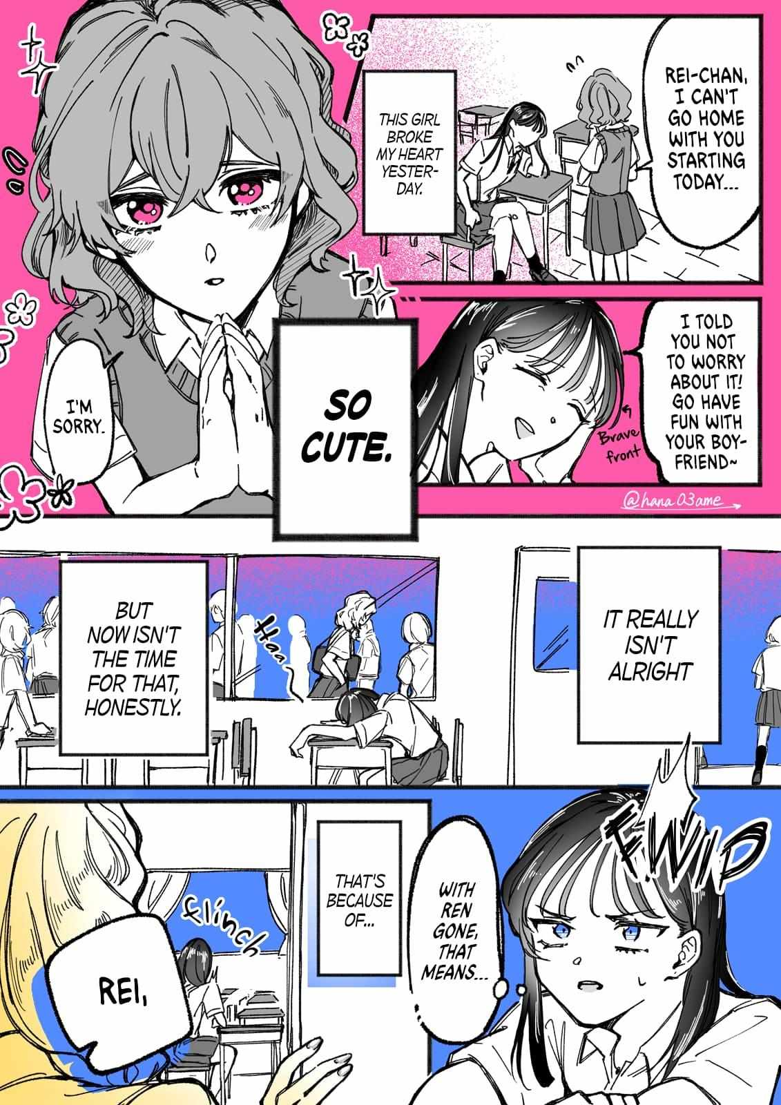 A Story About How She Grew Conscious of Her Childhood Friend Chapter 2 page 2 - 