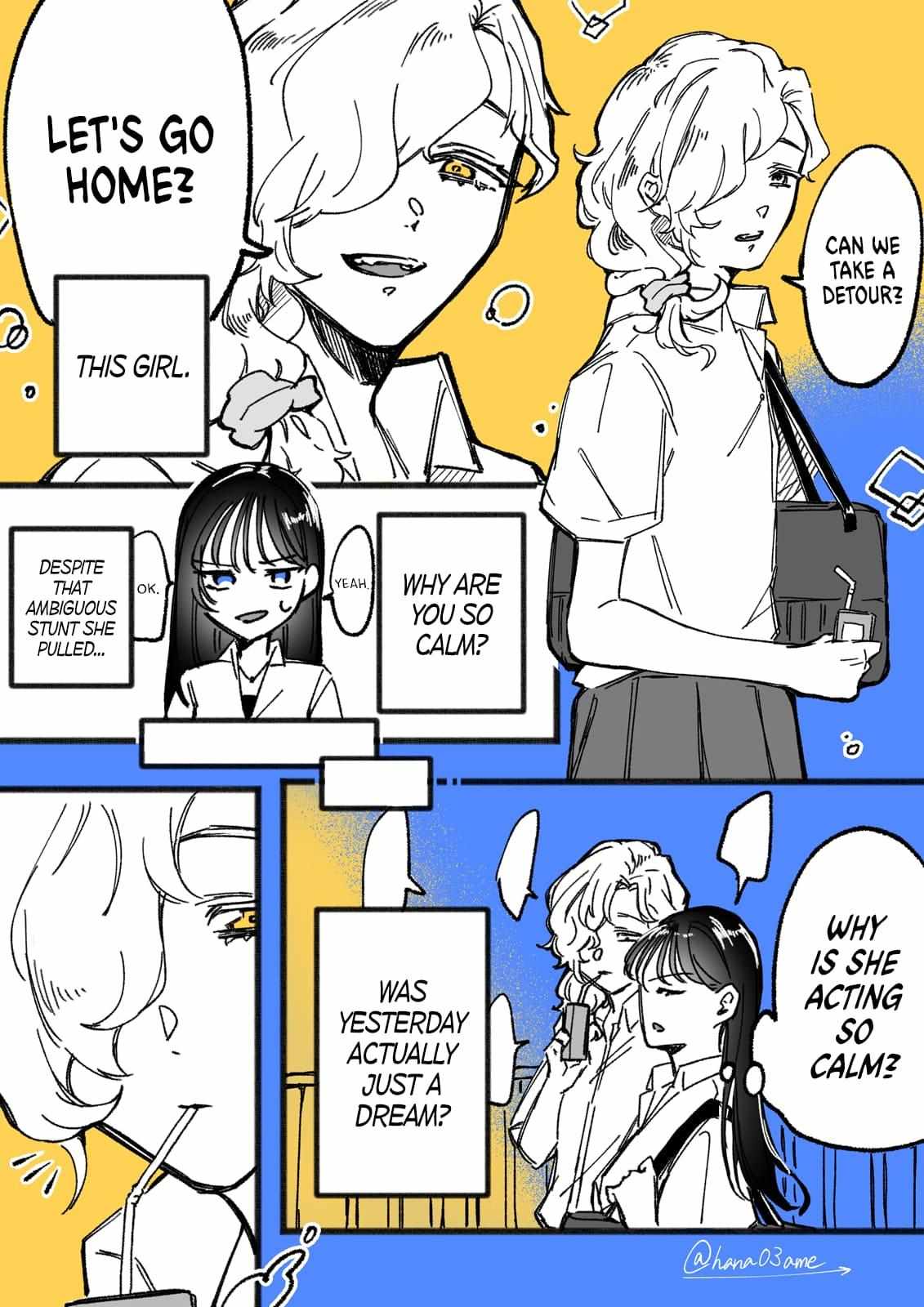 A Story About How She Grew Conscious of Her Childhood Friend Chapter 2 page 3 - 