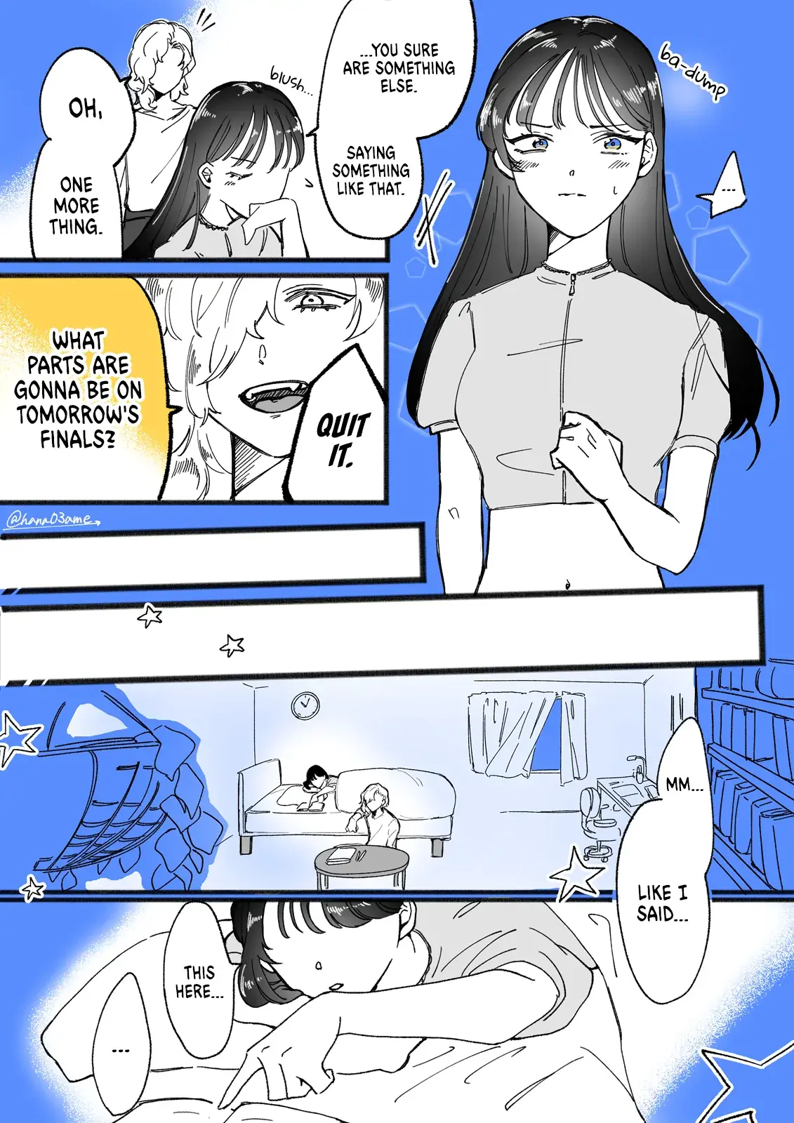 A Story About How She Grew Conscious of Her Childhood Friend Chapter 4.5 page 6 - 