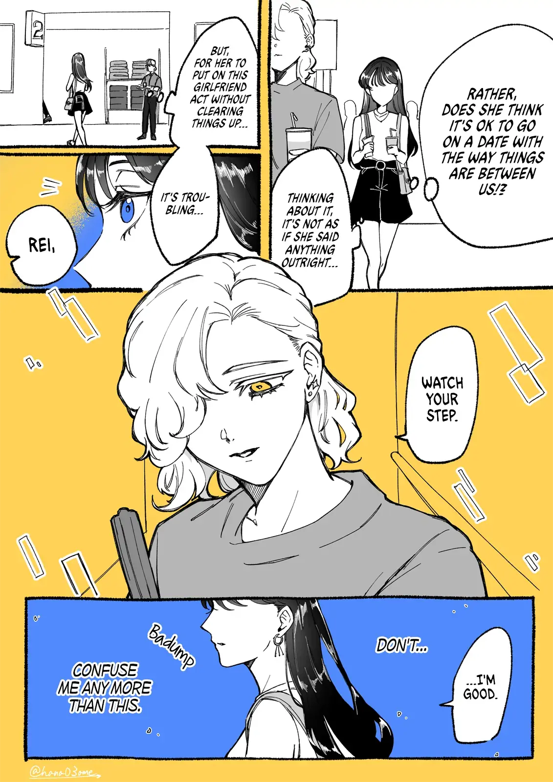 A Story About How She Grew Conscious of Her Childhood Friend Chapter 6 page 3 - 