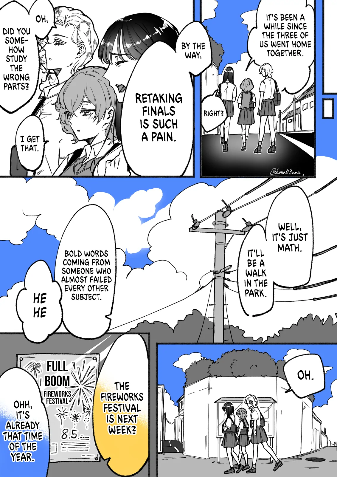 A Story About How She Grew Conscious of Her Childhood Friend Chapter 7 page 3 - 