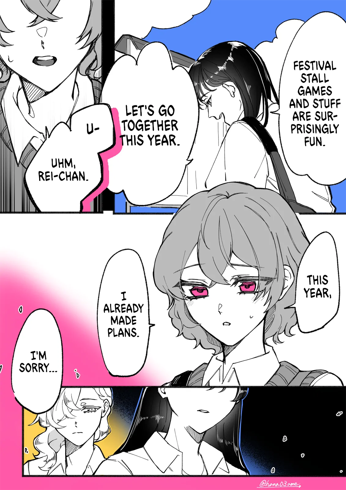 A Story About How She Grew Conscious of Her Childhood Friend Chapter 7 page 4 - 