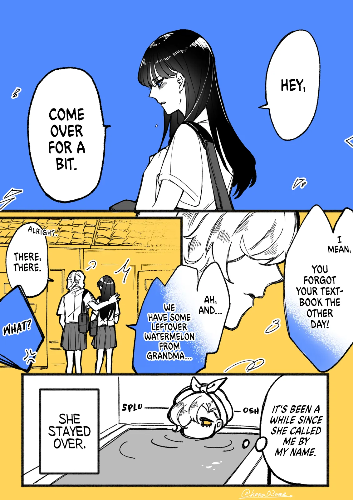 A Story About How She Grew Conscious of Her Childhood Friend Chapter 7 page 6 - 