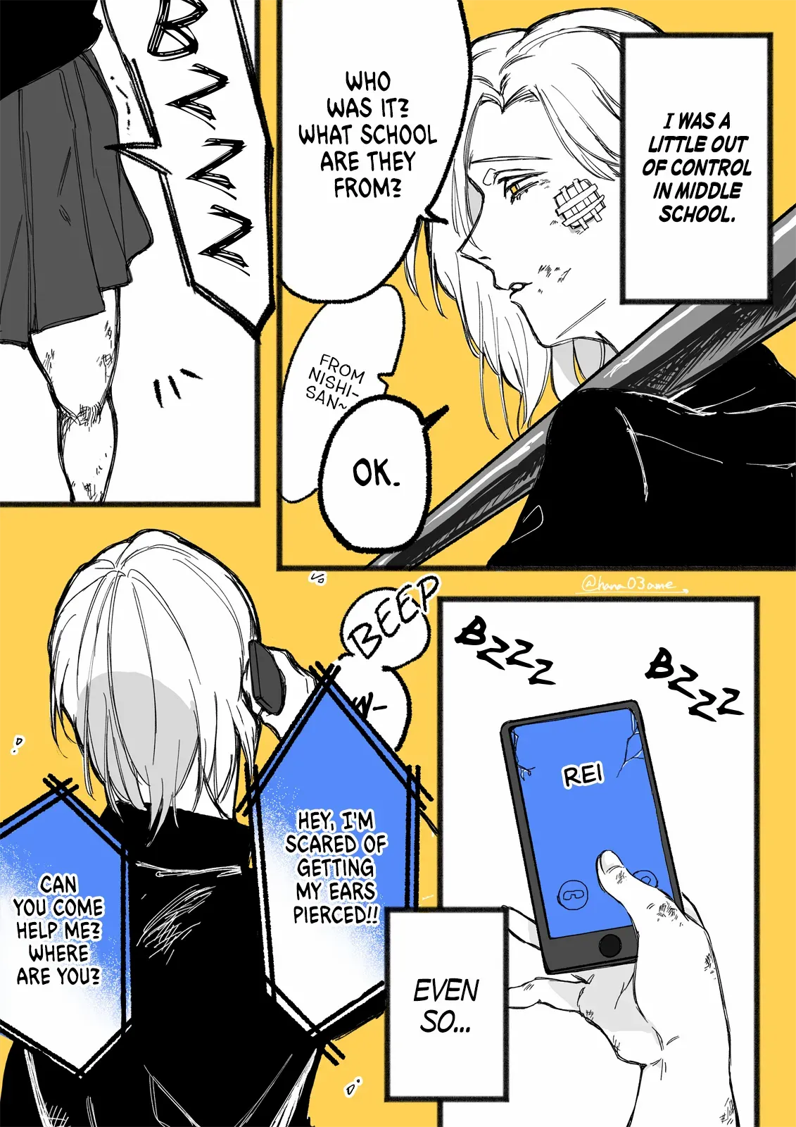 A Story About How She Grew Conscious of Her Childhood Friend Chapter 9.5 page 4 - 