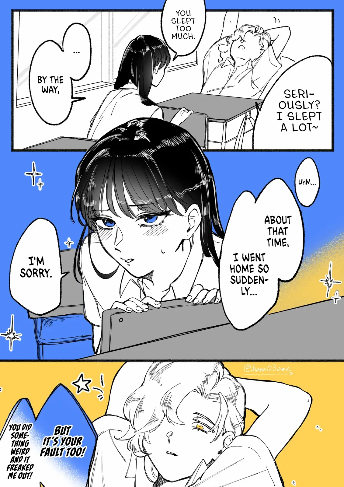 A Story About How She Grew Conscious of Her Childhood Friend Chapter 9.5 page 6 - 