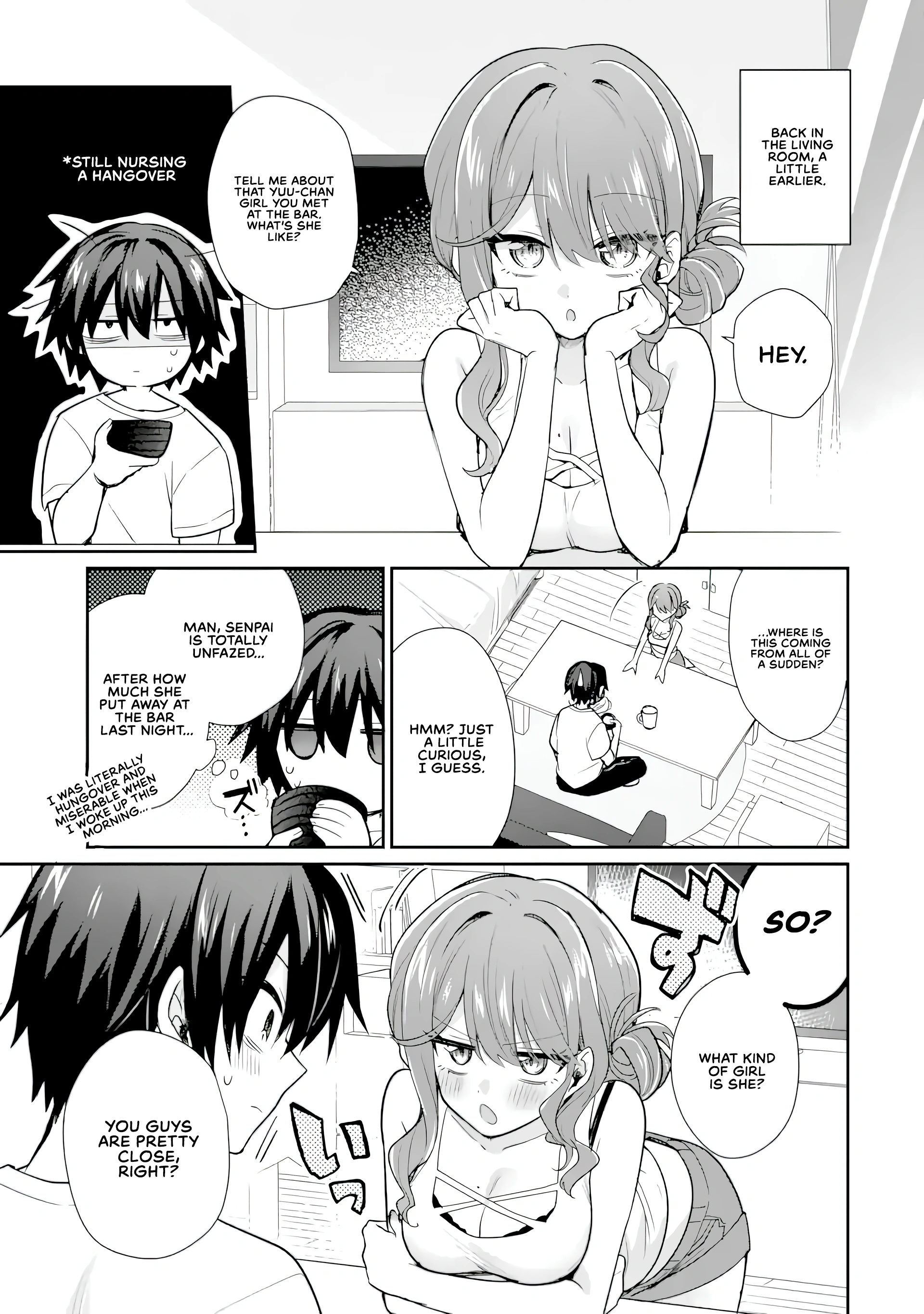 A Sweet Romcom About Living with Alcohol And My Senior Girlfriend Starts at Age Twenty Chapter 4.5 page 3 - 