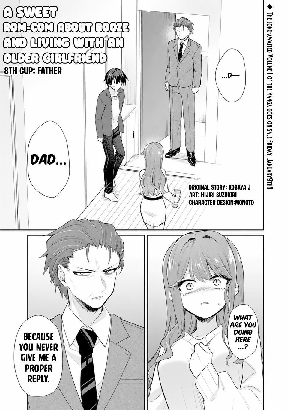 A Sweet Romcom About Living with Alcohol And My Senior Girlfriend Starts at Age Twenty Chapter 8 page 2 - 