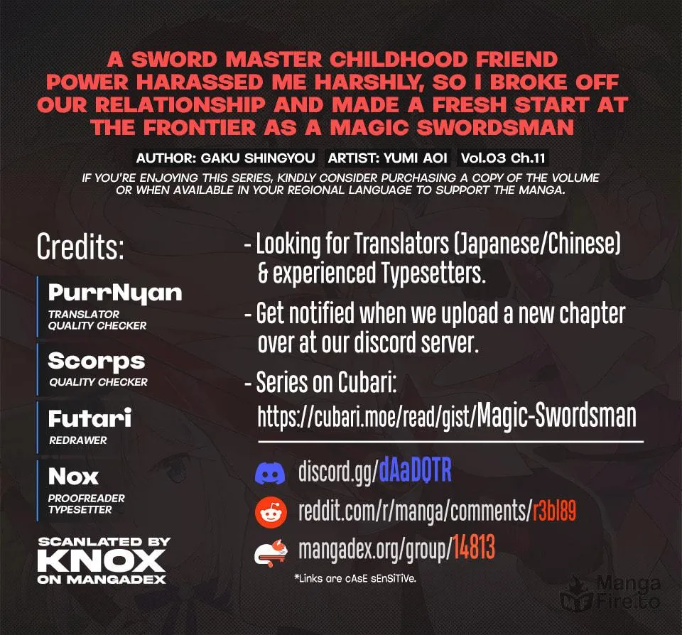 A Sword Master Childhood Friend Power Harassed Me Harshly, so I Broke off Our Relationship and Made a Fresh Start at the Frontier as a Magic Swordsman Chapter 11 page 30 - 