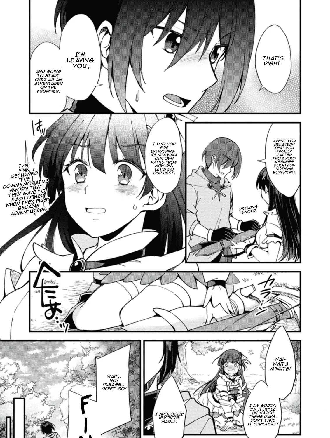 A Sword Master Childhood Friend Power Harassed Me Harshly, So I Broke Off Our Relationship And Make A Fresh Start At The Frontier As A Magic Swordsman. Chapter 1 page 22 - 