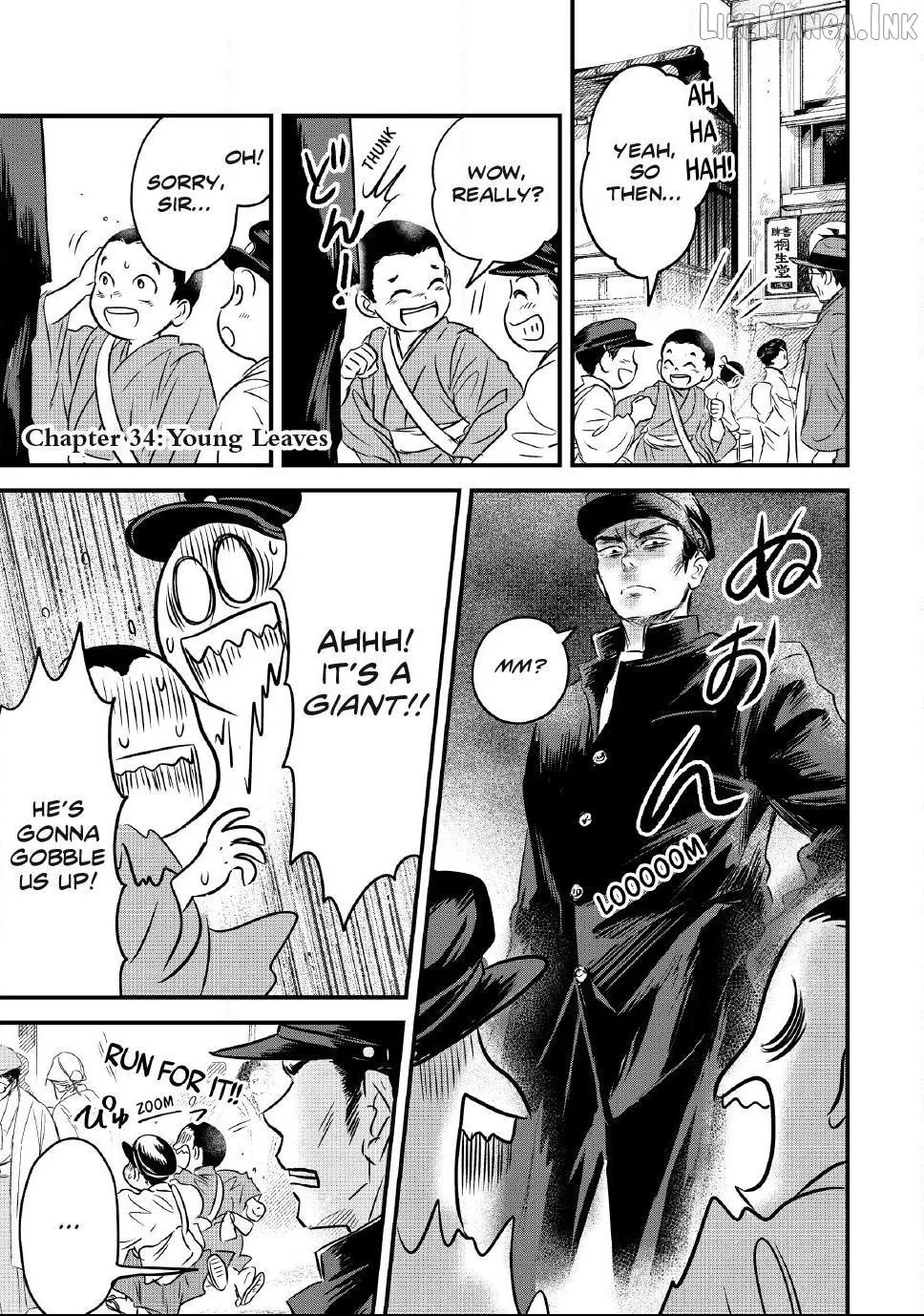 A Taishō-era student who is a devoted husband Chapter 34 page 1 - 
